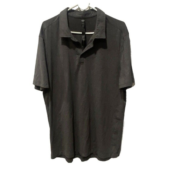 Lululemon Evolution Polo Shirt Men's Gray Performance Causal Golf Sz XL - Picture 3 of 6